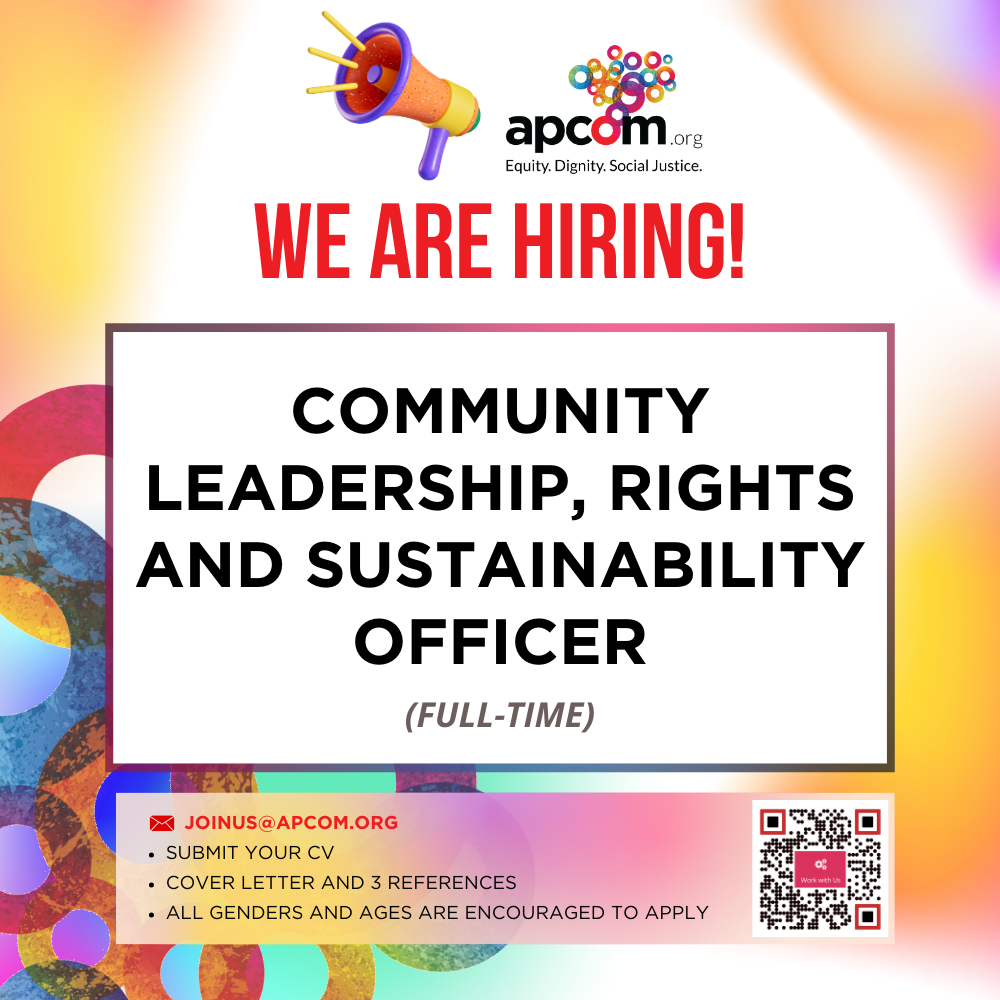 Community Leadership, Rights and Sustainability Officer